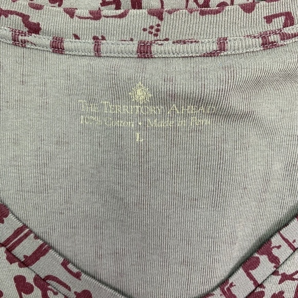 The Territory Ahead Dress Large Cotton Long Sleeve MIDI Casual - Picture 2 of 8